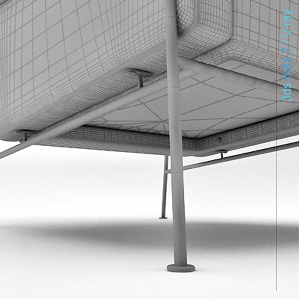 3d model design series - series 3300 easy chair by lajhar